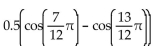 Use a product-to-sum identity to rewrite the expression. -  A)    B)    C)    D)   