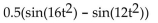 Use a product-to-sum identity to rewrite the expression. -sin(   cos   A)    B)    C)    D)   