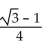Find the exact value of the product. -sin 45° sin 15° A)    B)    C)    D)   