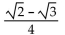 Find the exact value of the product. -cos 15° cos 45° A)    B)    C)    D)   