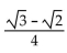Find the exact value of the product. -cos 15° cos 45° A)    B)    C)    D)   