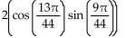 Use a sum-to-product identity to rewrite the expression. -  A)    B)    C)    D)   