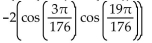 Use a sum-to-product identity to rewrite the expression. -cos   - cos   A)    B)    C)    D)   
