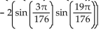 Use a sum-to-product identity to rewrite the expression. -cos   - cos   A)    B)    C)    D)   