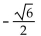 Find the exact value of the sum. -sin 15° - sin 105° A)    B)    C)    D)   