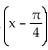 Rewrite the expression in the form A sin(x + C) . -3 sin x - 3 cos x A)    B)    C)    D)   