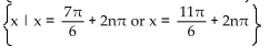 Find all real numbers that satisfy the equation. -sin x = -   A)    B)    C)    D)   