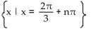 Find all real numbers that satisfy the equation. -tan x =   A)    B)    C)    D)   