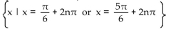 Find all real numbers that satisfy the equation. -tan x =   A)    B)    C)    D)   