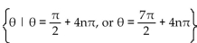 Find all real numbers that satisfy the equation. -cos   A)    B)    C)    D)   