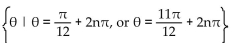 Find all real numbers that satisfy the equation. -cos   A)    B)    C)    D)   