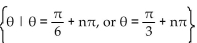 Find all real numbers that satisfy the equation. -sin   A)    B)    C)    D)   