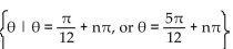 Find all real numbers that satisfy the equation. -sin   A)    B)    C)    D)   
