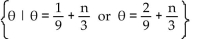 Find all real numbers that satisfy the equation. -2 cos   A)    B)    C)    D)   