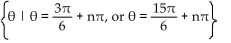Find all real numbers that satisfy the equation. -tan   = 1 A)    B)    C)    D)   
