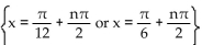 Find all real numbers that satisfy the equation. -sin 4x =   A)    B)    C)    D)   