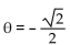 Find all angles in [0°, 360°)  that satisfy the equation. -sin   A)  {225°, 315°} B)  {45°, 315°} C)  {45°, 225°} D)  {135°, 225°}