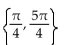 Find all real numbers in the interval   that satisfy the equation. -sin x cos x =   A)  0 B)    C)    D)   