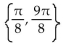 Find all real numbers in the interval   that satisfy the equation. -sin 2x + sin x = 0 A)    B)    C)  No solution D)   