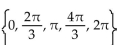 Find all real numbers in the interval   that satisfy the equation. -sin 2x + sin x = 0 A)    B)    C)  No solution D)   