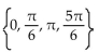 Find all real numbers in the interval   that satisfy the equation. -  tan x A)    B)    C)    D)   