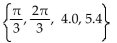 Find all real numbers in the interval   that satisfy the equation. -5 + 2 sin x = 8   Round any approximations to the nearest tenth of a radian. A)    B)    C)    D)   