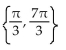 Find all real numbers in the interval   that satisfy the equation. -  - 3 sec x = 0 A)    B)    C)  No solution D)   