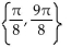 Find all real numbers in the interval   that satisfy the equation. -cot 2t + 1 =   csc 2t A)    B)    C)    D)   
