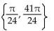 Find all real numbers in the interval   that satisfy the equation. -cos x cos   - sin x sin   =   A)    B)    C)    D)   