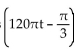 Solve the problem. -The output voltage for an AC generator is approximated by v = 156 cos   Find the smallest positive value of t for which the output is 76 volts. A)  t = 0.0056 B)  t = 0.0122 C)  t = 0.0046 D)  t = 0.0112