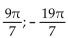 <strong>Find the measures of two angles, one positive and one negative, that are coterminal with the given angle. </strong> A) B) C) D)