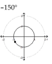 <strong>Find the corresponding angle measure in radians. </strong> A) B) C) D)