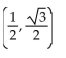 Find the proper coordinates of the point labeled on the given unit circle. -  A)    B)    C)    D)   