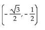 Find the proper coordinates of the point labeled on the given unit circle. -  A)    B)    C)    D)   
