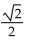 Find the exact value of the following expression without using a calculator. -cos (60°)  A)    B)    C)    D)   