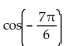 Find the exact value of the following expression without using a calculator. -  A)    B)    C)    D)   