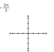 Draw the angle having the radian measure. --   A)    B)   