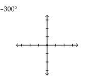 Draw the angle having the radian measure. --   A)    B)   
