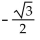 Use a reference angle to find the exact value of the expression. -cos (-240°)  A)    B)    C)    D)   