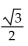 Use a reference angle to find the exact value of the expression. -cos 150° A)    B)    C)    D)   