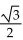 Use a reference angle to find the exact value of the expression. -cos -330° A)    B)    C)    D)   