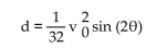 Solve. -The formula   gives the distance d in feet that a projectile will travel when its launch angle is   and its initial velocity is v0 feet per second. Approximately what initial velocity in miles per hour does it take to throw a javelin 330 feet with a Launch angle 43°? A)  72.91 miles per hour B)  84.84 miles per hour C)  70.15 miles per hour D)  102.89 miles per hour