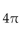 Find the amplitude or period as requested. -Find the period of y = 3 sin   A)    B)    C)    D)   