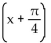 Find the phase shift of the function. -y = sin   A)    B)    C)    D)   