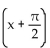 Find the phase shift of the function. -y = 3 cos   A)    B)  -3 C)  3 D)   