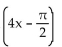 Find the phase shift of the function. -y = 5 sin   A)    B)    C)    D)   