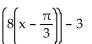 Find a function of the form y = A sin [B(x - C) ] + D with the given period, phase shift, and range. -  A)    B)    C)    D)   