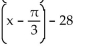 Find the equation for the curve in its final position. -The graph y = sin (x)  is shifted a distance of   to the right, stretched by a factor of 4, translated 7 units downward, then reflected in the x-axis. A)    B)    C)    D)   