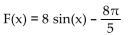 Find a formula for the specified function. -Let f(x)  = sin(x) , g(x)  = x -   , and h(x)  = 8x. Find a formula for   A)    B)    C)    D)   