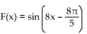 Find a formula for the specified function. -Let f(x)  = sin(x) , g(x)  = x -   , and h(x)  = 8x. Find a formula for   A)    B)    C)    D)   